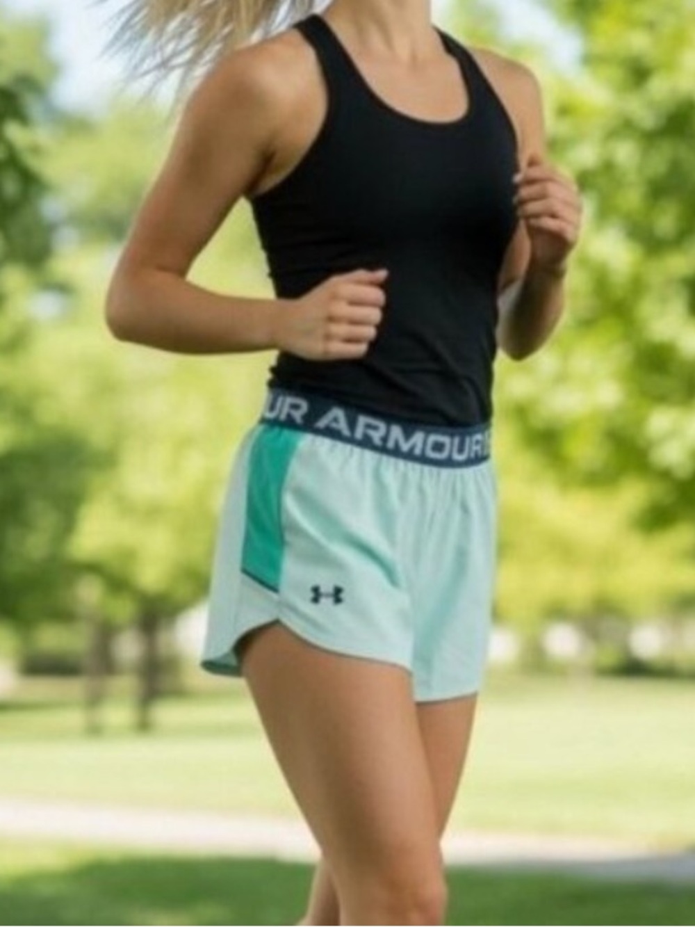 Under Armour Loose Fit Mint Green Womens Small